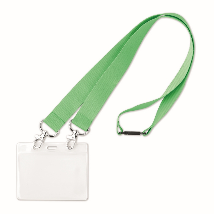 Lanyard personalizado con dos mosquetones